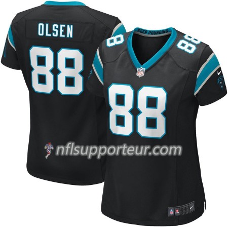 Maillot Femme Carolina Panthers Greg Olsen 88 Nike Noir 